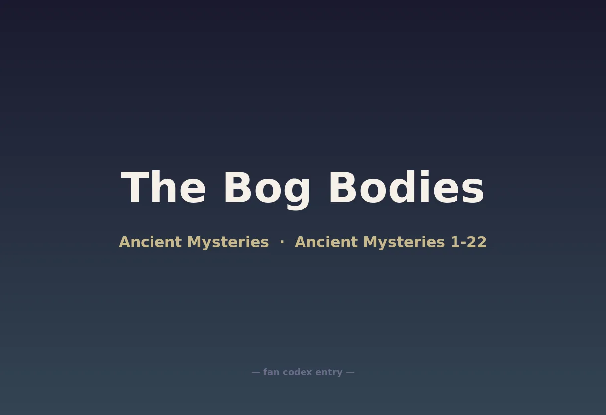 The Bog Bodies