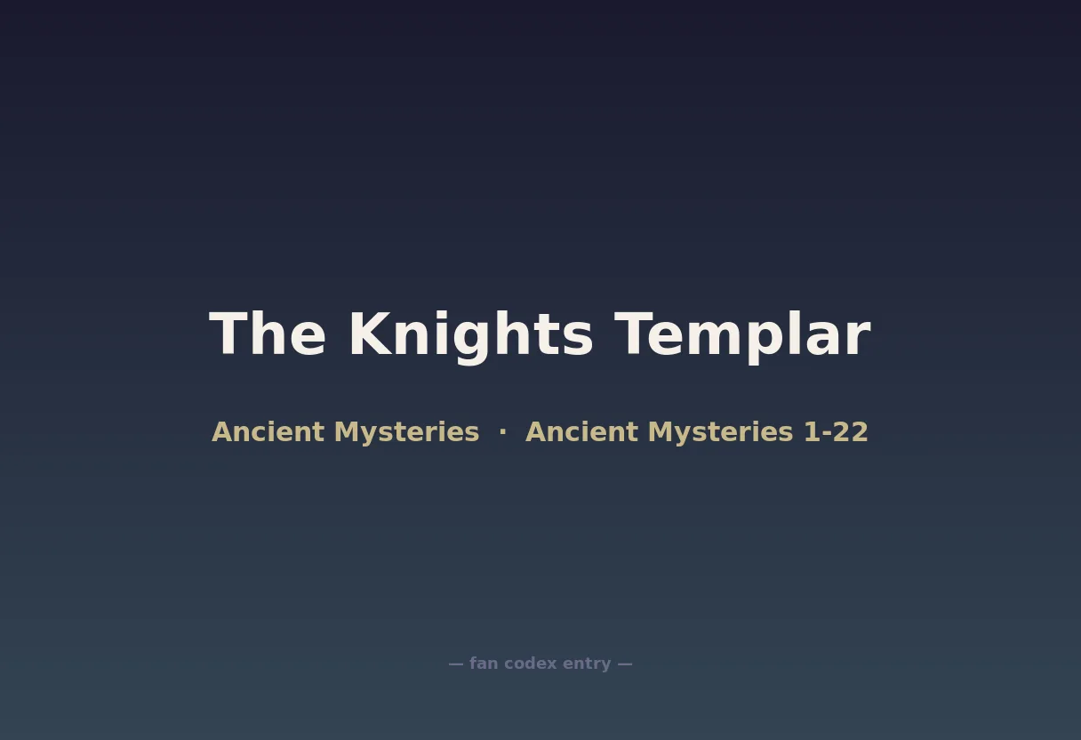 The Knights Templar