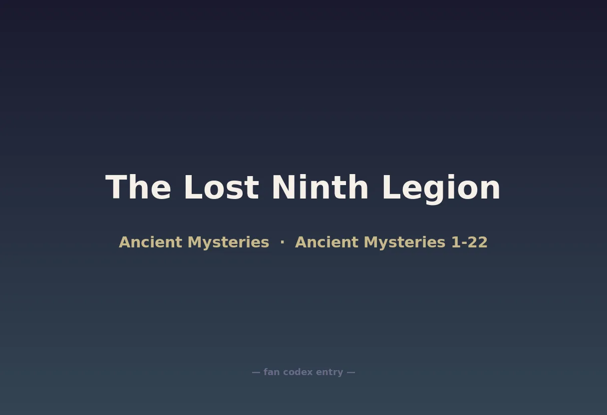The Lost Ninth Legion