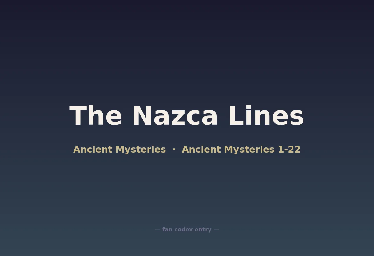 The Nazca Lines