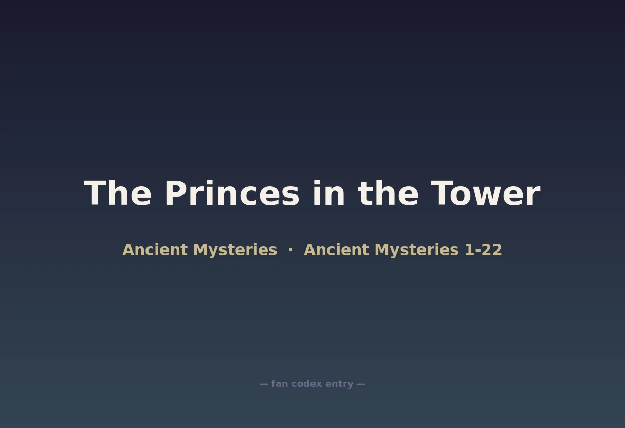 The Princes in the Tower