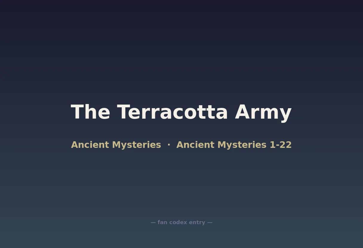 The Terracotta Army
